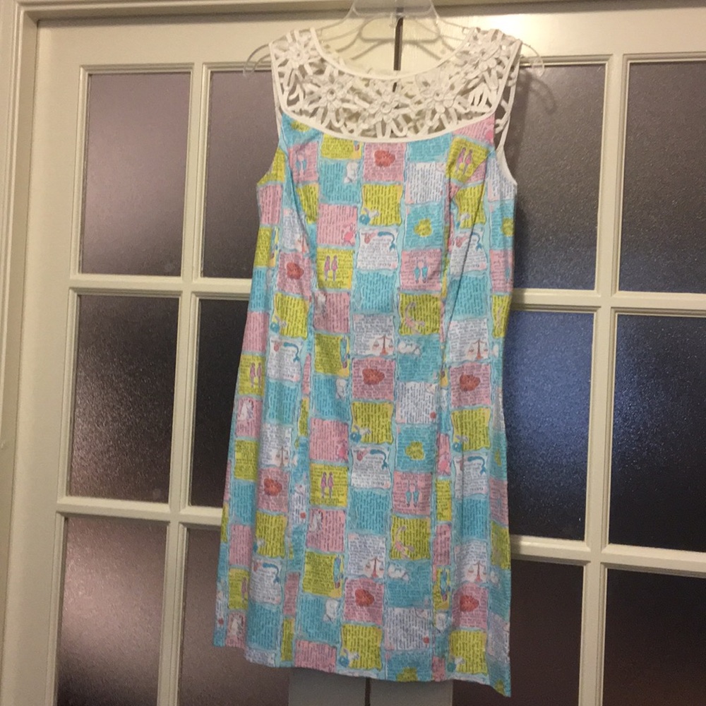 Horoscope printed Lilly Pulitzer dress